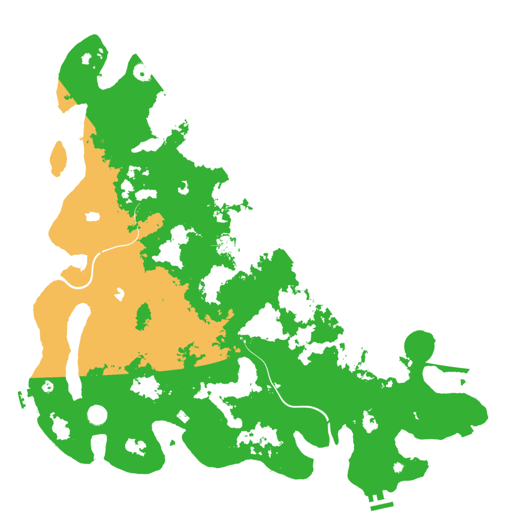 Biome Rust Map: Procedural Map, Size: 4500, Seed: 365998950