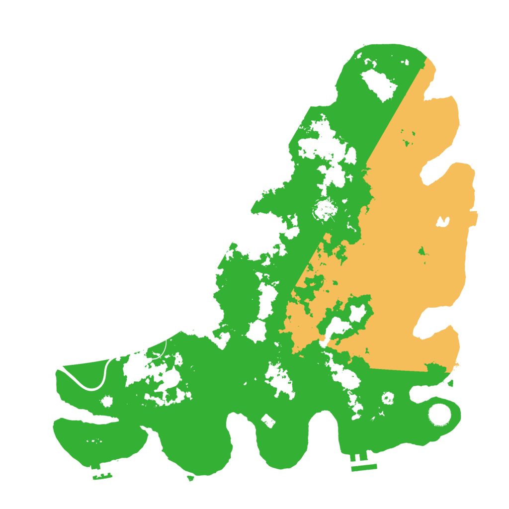 Biome Rust Map: Procedural Map, Size: 4000, Seed: 2009