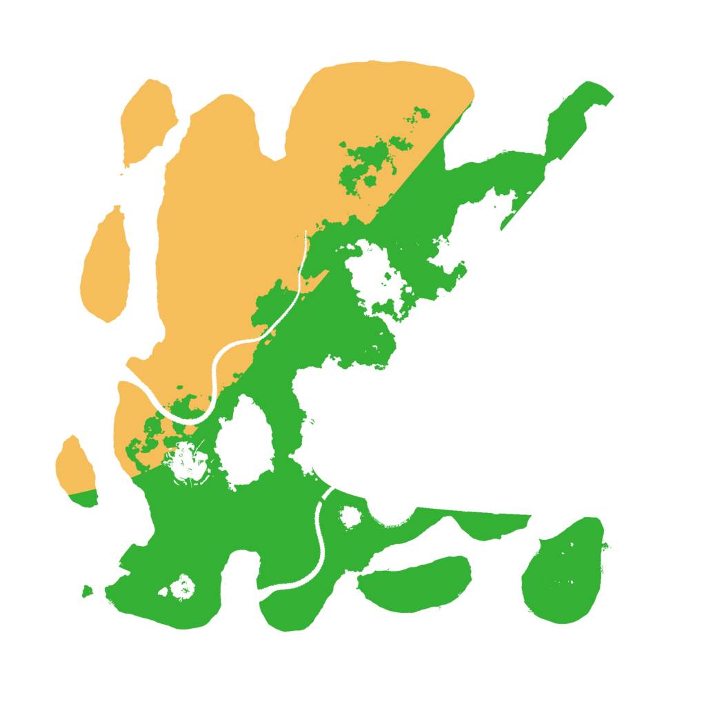 Biome Rust Map: Procedural Map, Size: 3000, Seed: 9684756