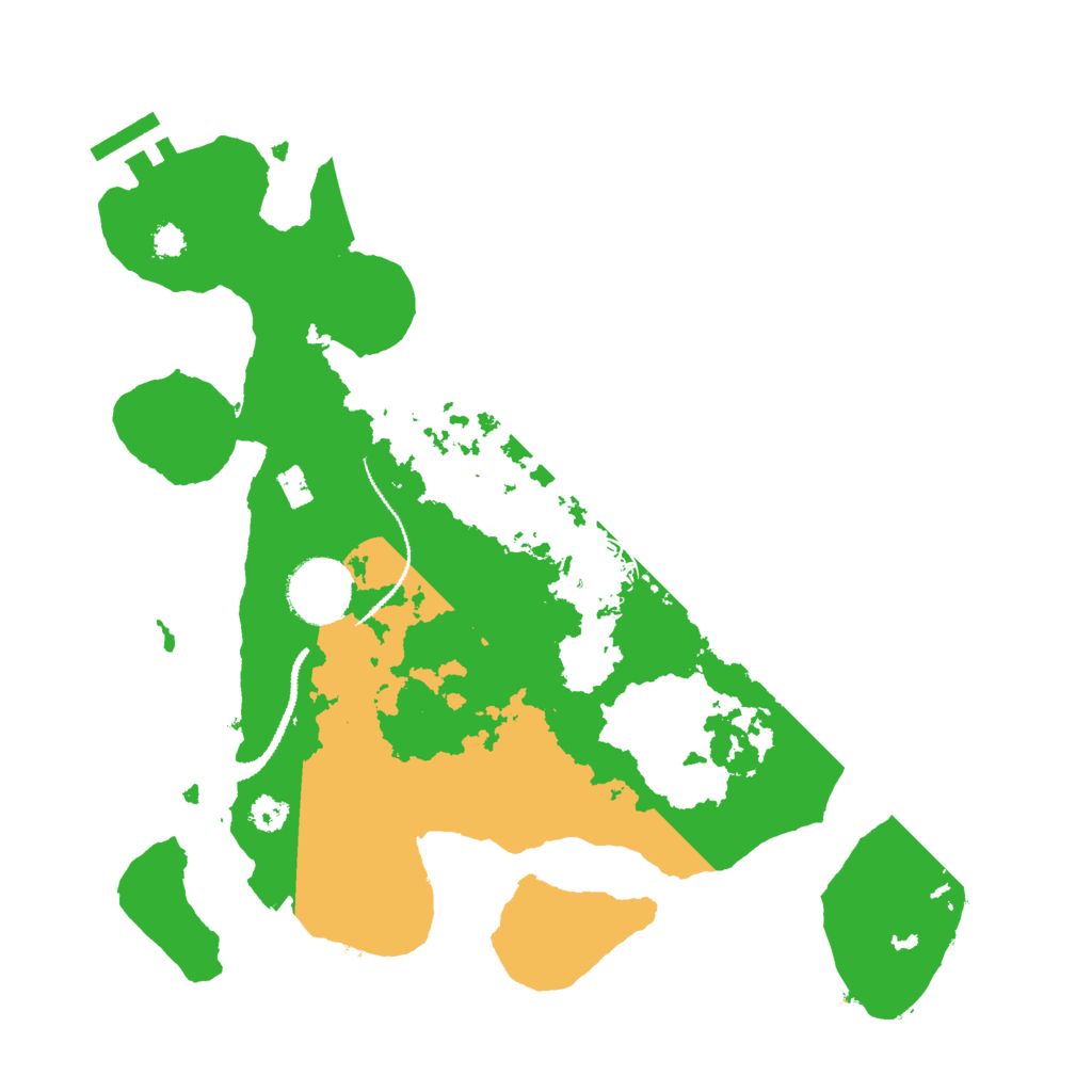 Biome Rust Map: Procedural Map, Size: 3000, Seed: 56536