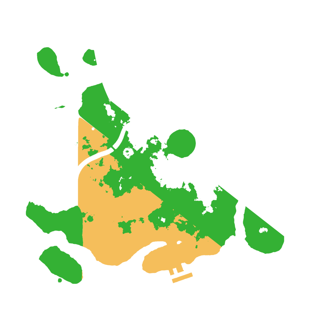 Biome Rust Map: Procedural Map, Size: 3000, Seed: 4323