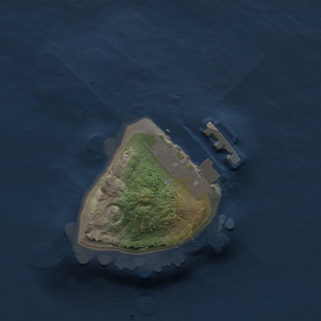 Rust Map: Procedural Map, Size: 1000, Seed: 1756851725, 2 Monuments