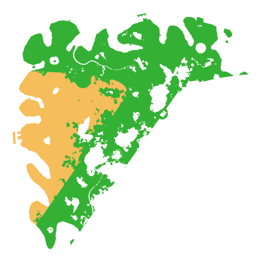 Biome Rust Map: Procedural Map, Size: 4500, Seed: 949812667