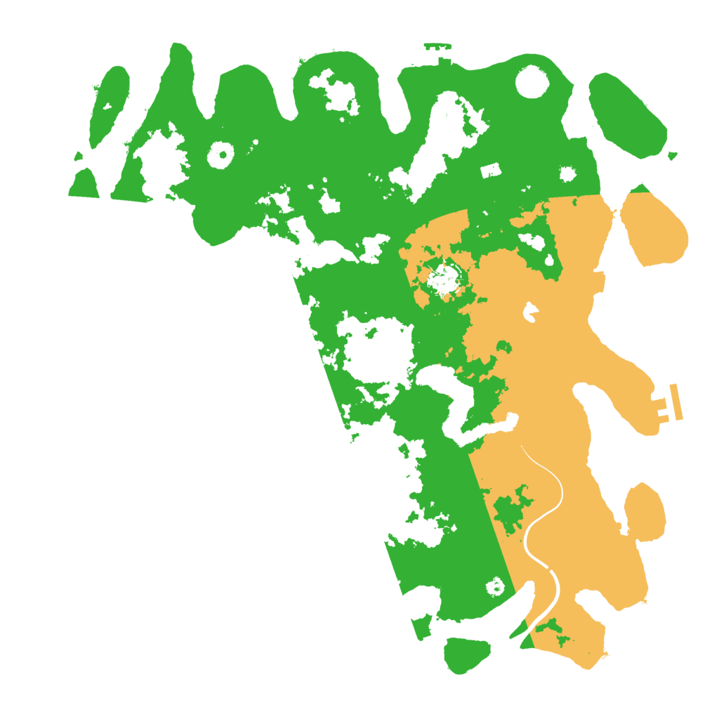 Biome Rust Map: Procedural Map, Size: 4000, Seed: 144690972