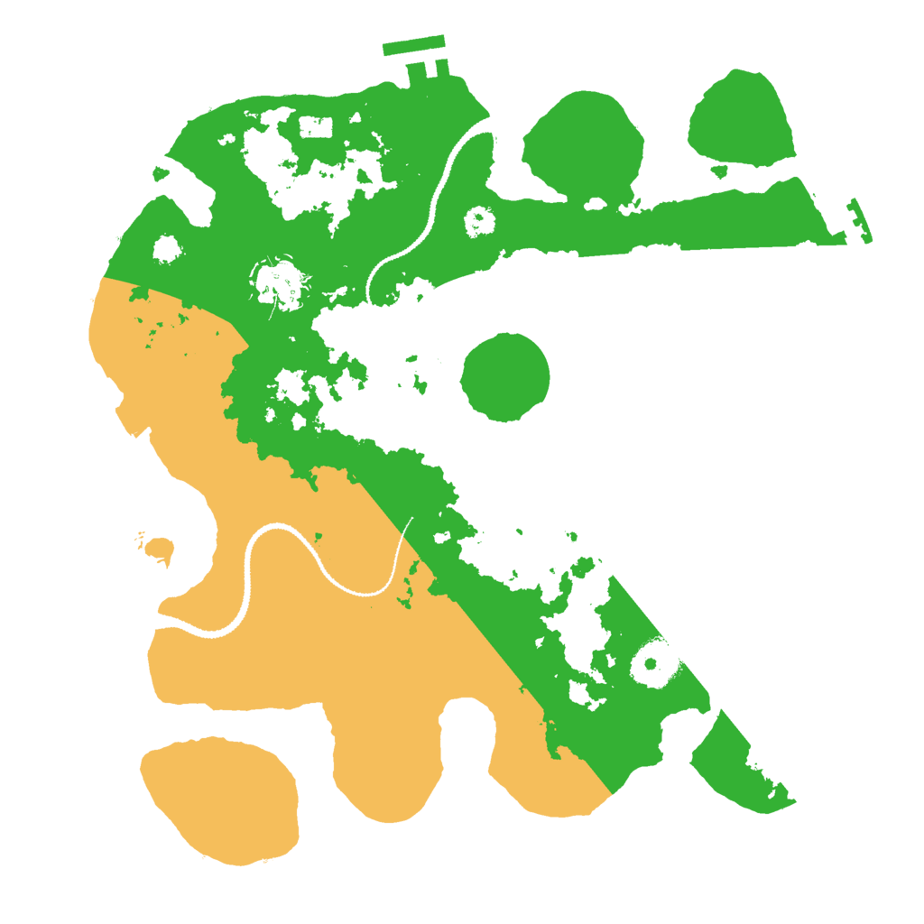 Biome Rust Map: Procedural Map, Size: 3000, Seed: 129311