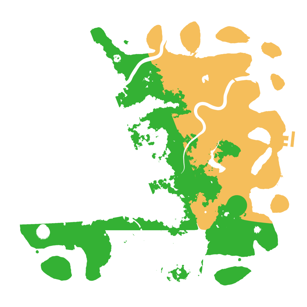 Biome Rust Map: Procedural Map, Size: 4000, Seed: 15688