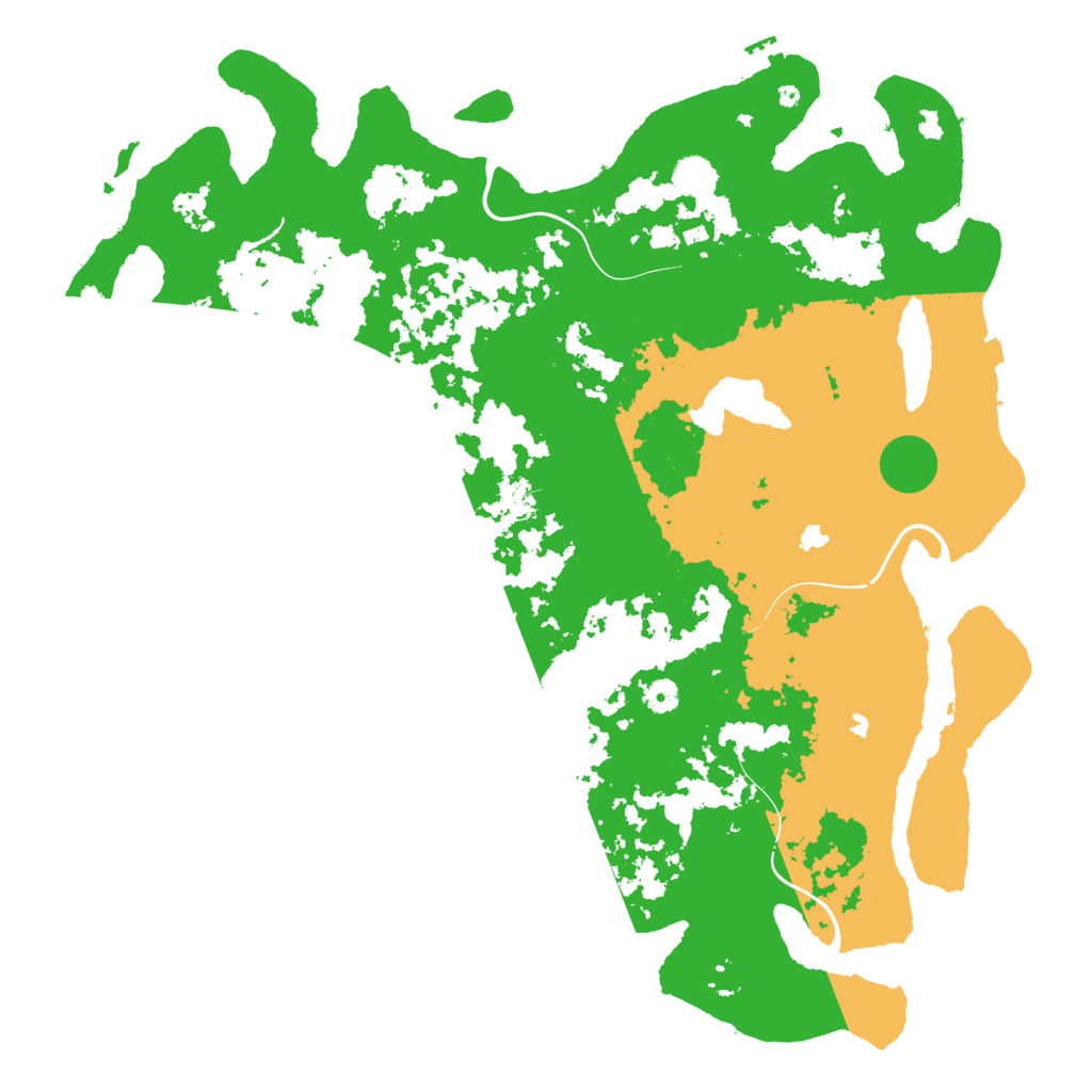 Biome Rust Map: Procedural Map, Size: 5000, Seed: 1866247432