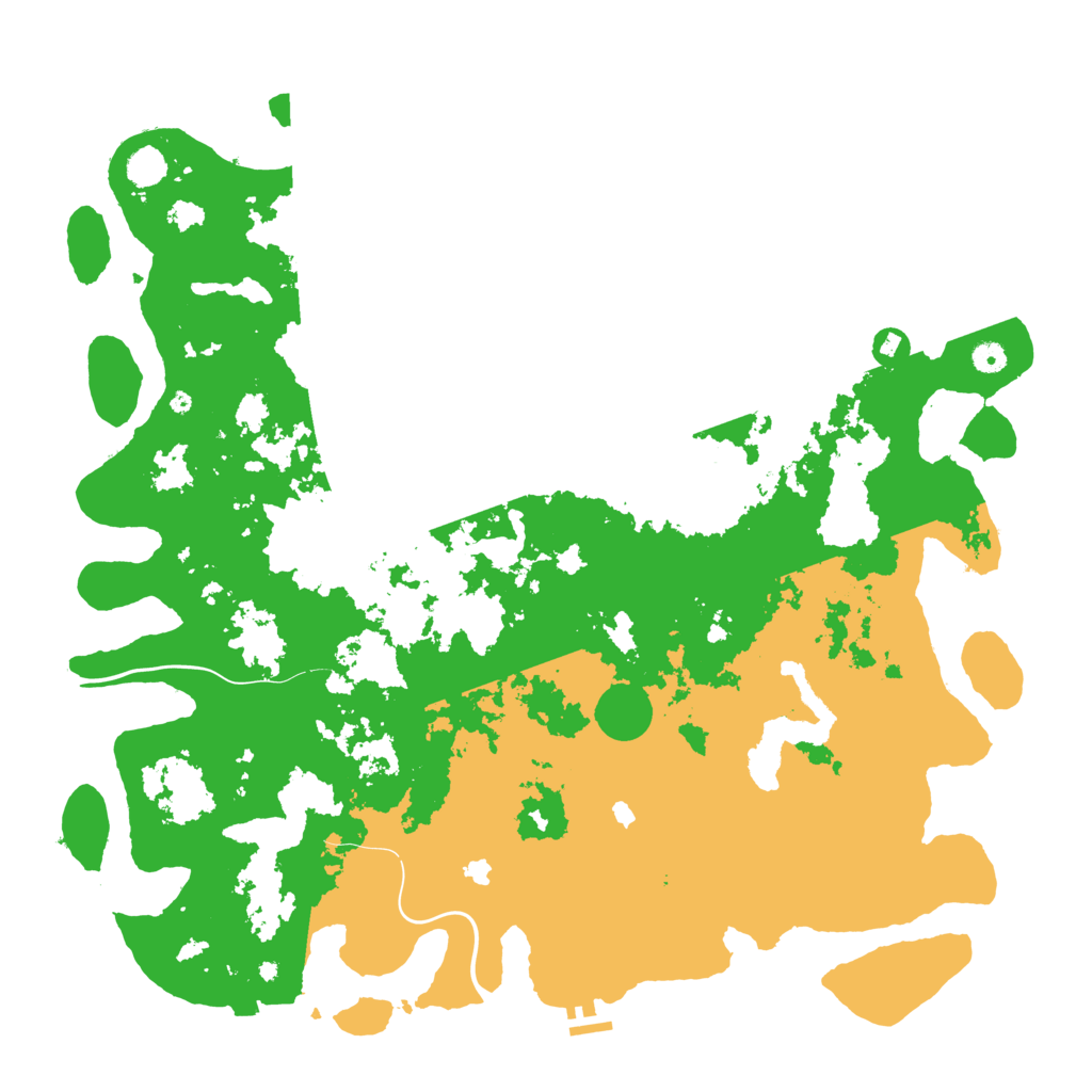 Biome Rust Map: Procedural Map, Size: 5127, Seed: 12650757