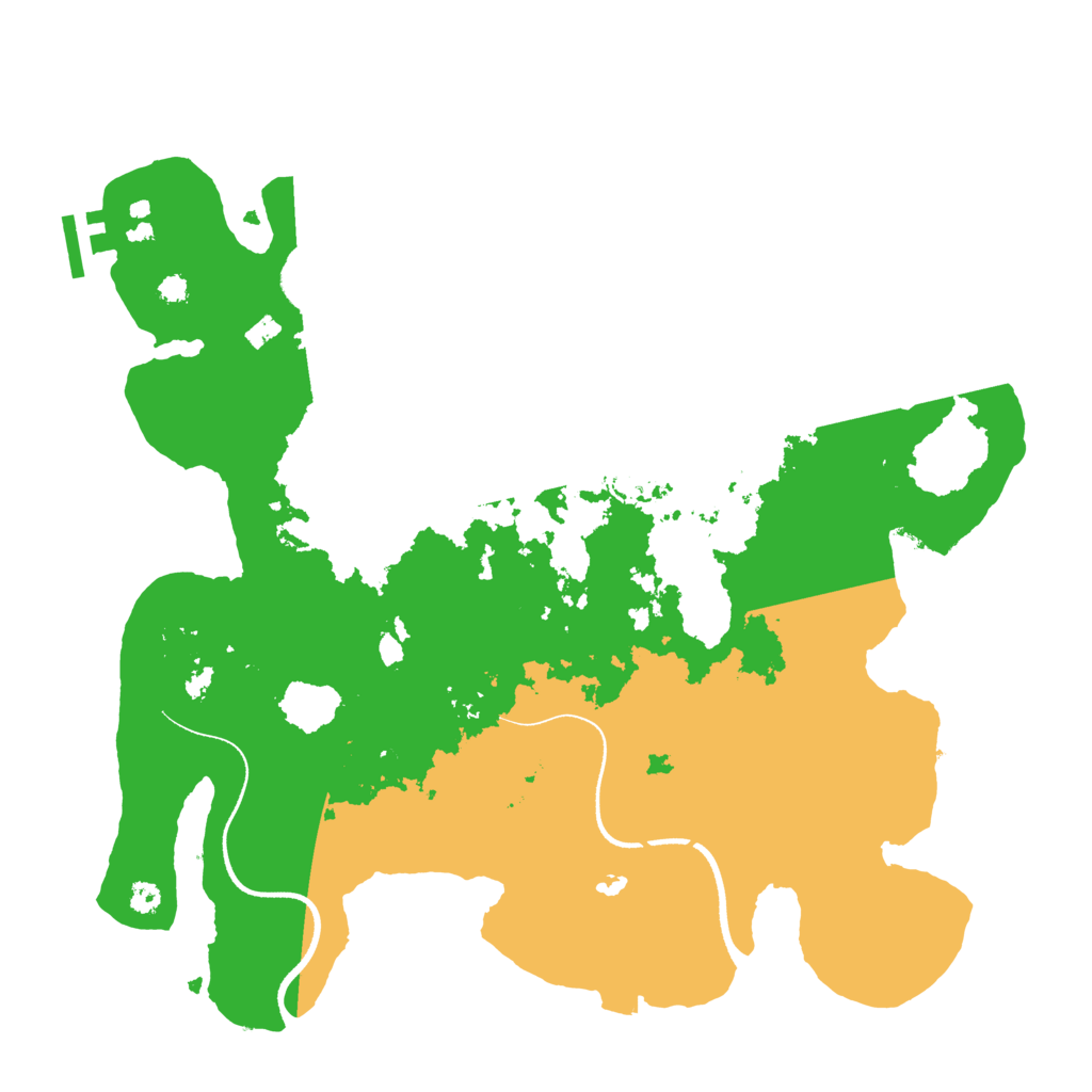 Biome Rust Map: Procedural Map, Size: 3500, Seed: 1230477928