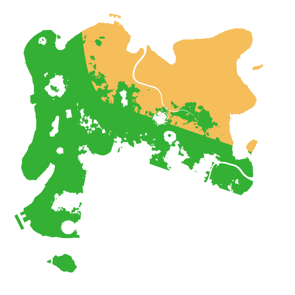 Biome Rust Map: Procedural Map, Size: 3750, Seed: 923276764