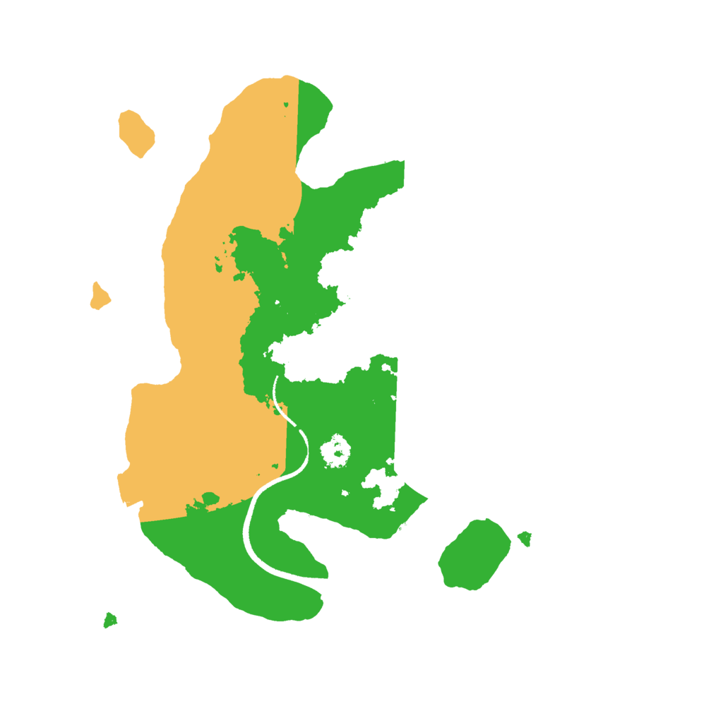 Biome Rust Map: Procedural Map, Size: 2500, Seed: 1472706597