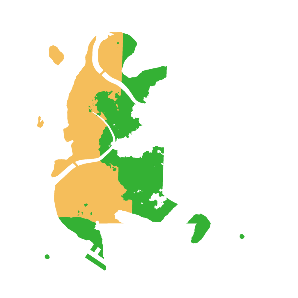 Biome Rust Map: Procedural Map, Size: 2500, Seed: 1472706597