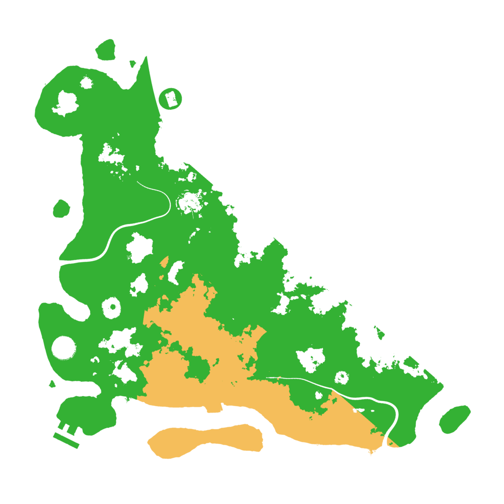 Biome Rust Map: Procedural Map, Size: 3750, Seed: 1713244853