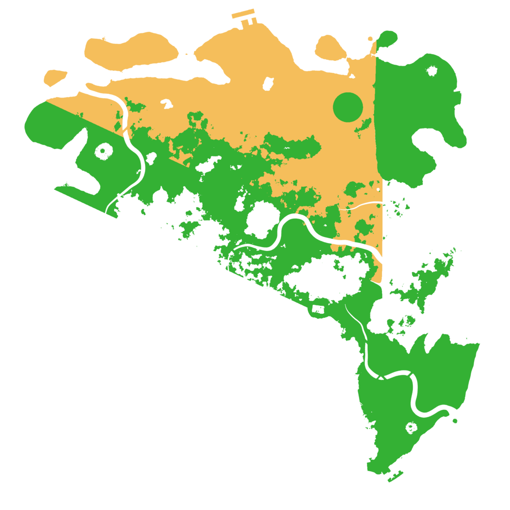 Biome Rust Map: Procedural Map, Size: 4500, Seed: 18769420