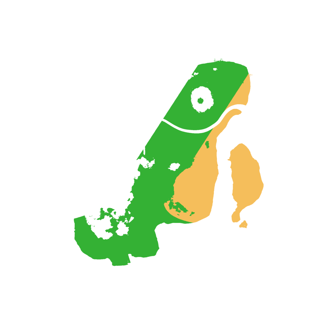 Biome Rust Map: Procedural Map, Size: 2000, Seed: 263123990