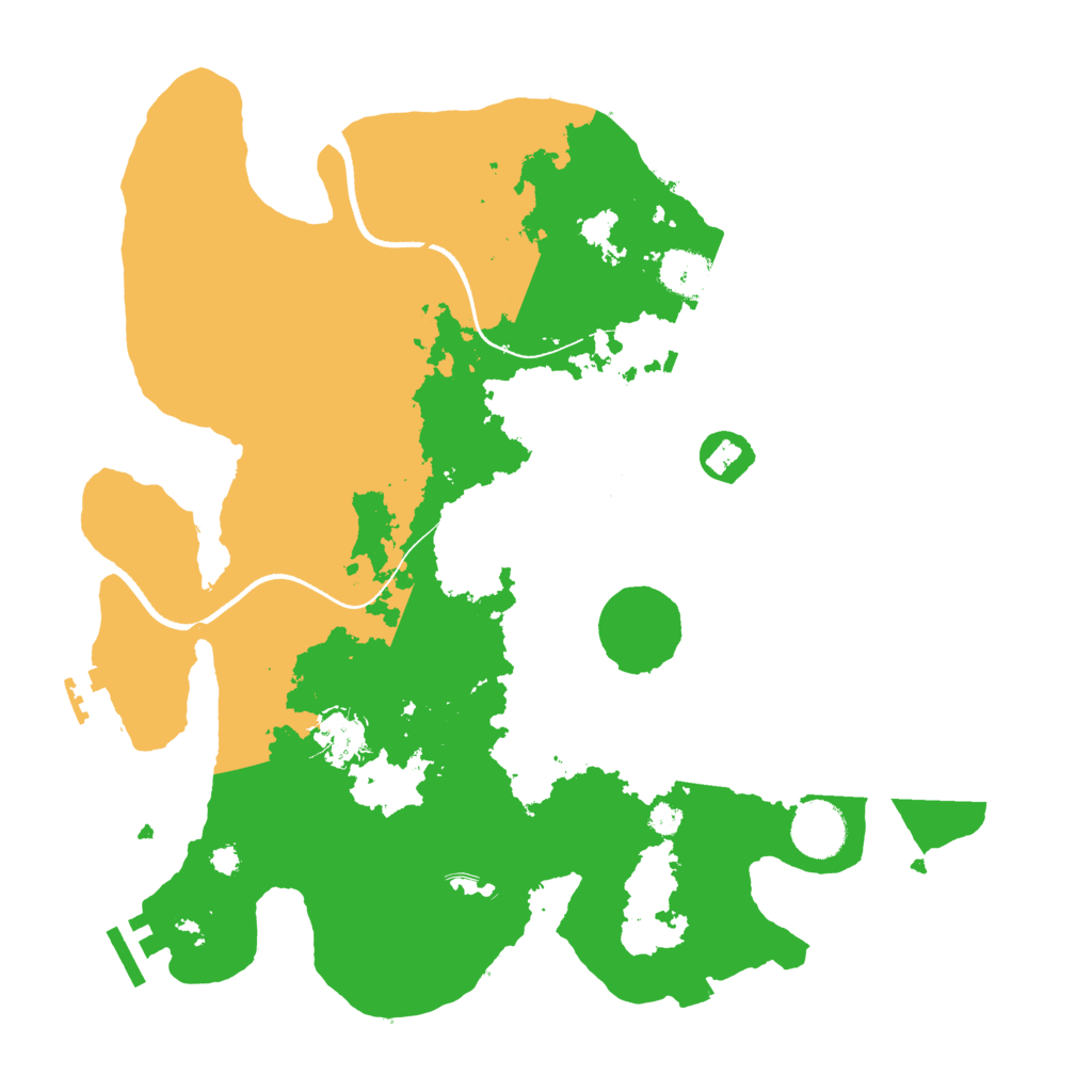 Biome Rust Map: Procedural Map, Size: 3500, Seed: 2082187992