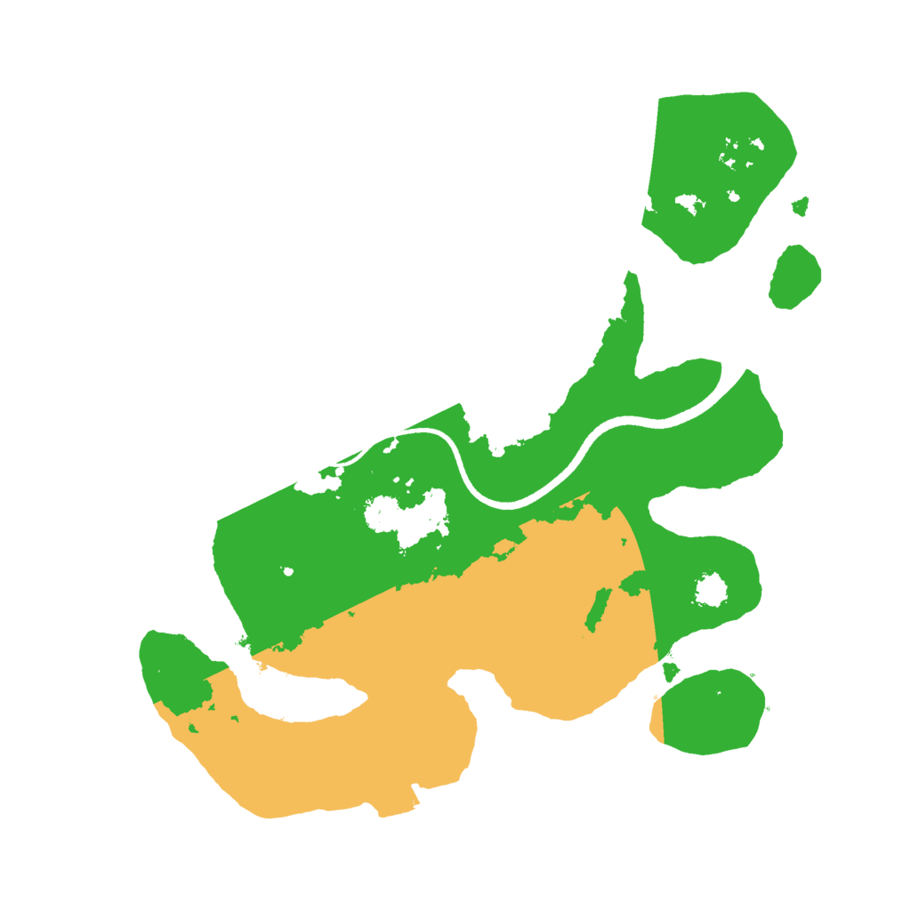 Biome Rust Map: Procedural Map, Size: 2500, Seed: 1094810243