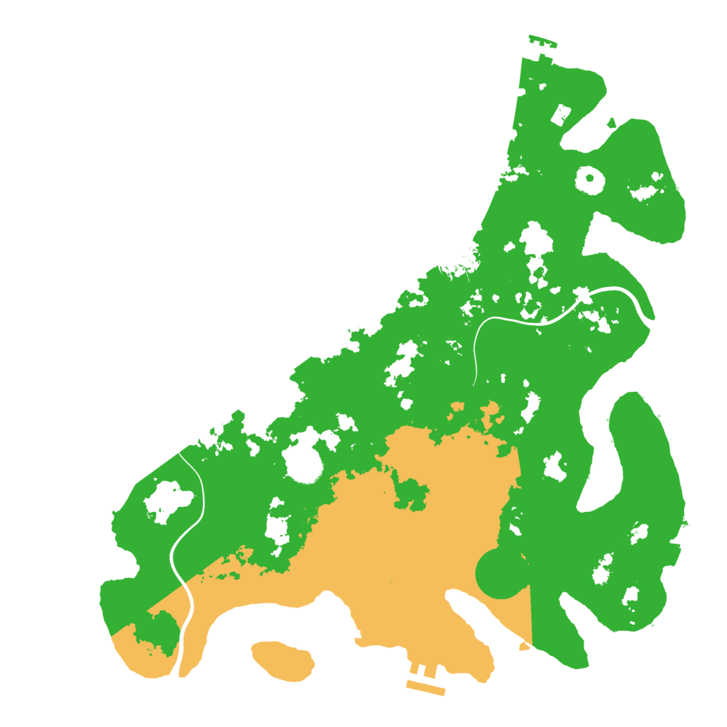 Biome Rust Map: Procedural Map, Size: 3750, Seed: 296911584