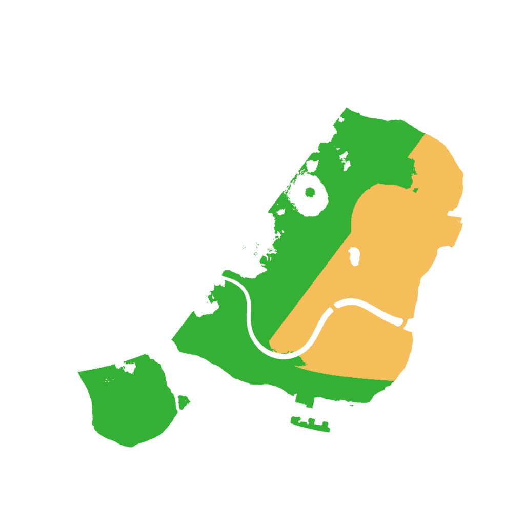 Biome Rust Map: Procedural Map, Size: 2000, Seed: 2457247