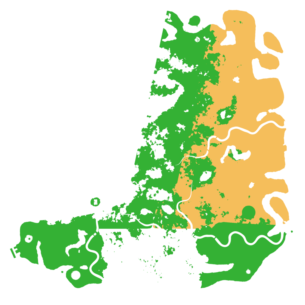 Biome Rust Map: Procedural Map, Size: 6000, Seed: 678943536
