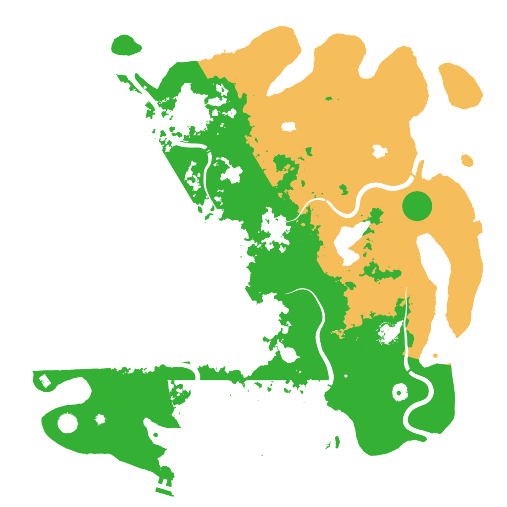 Biome Rust Map: Procedural Map, Size: 4500, Seed: 1443787681
