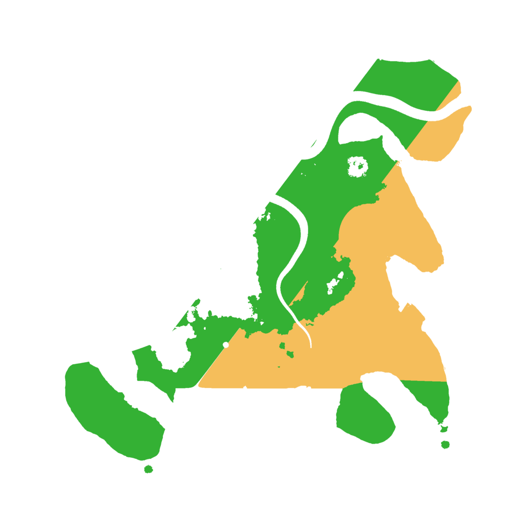 Biome Rust Map: Procedural Map, Size: 2500, Seed: 1008969146