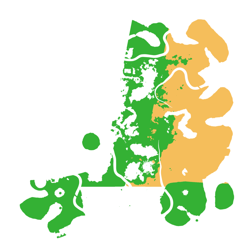 Biome Rust Map: Procedural Map, Size: 4000, Seed: 186580389