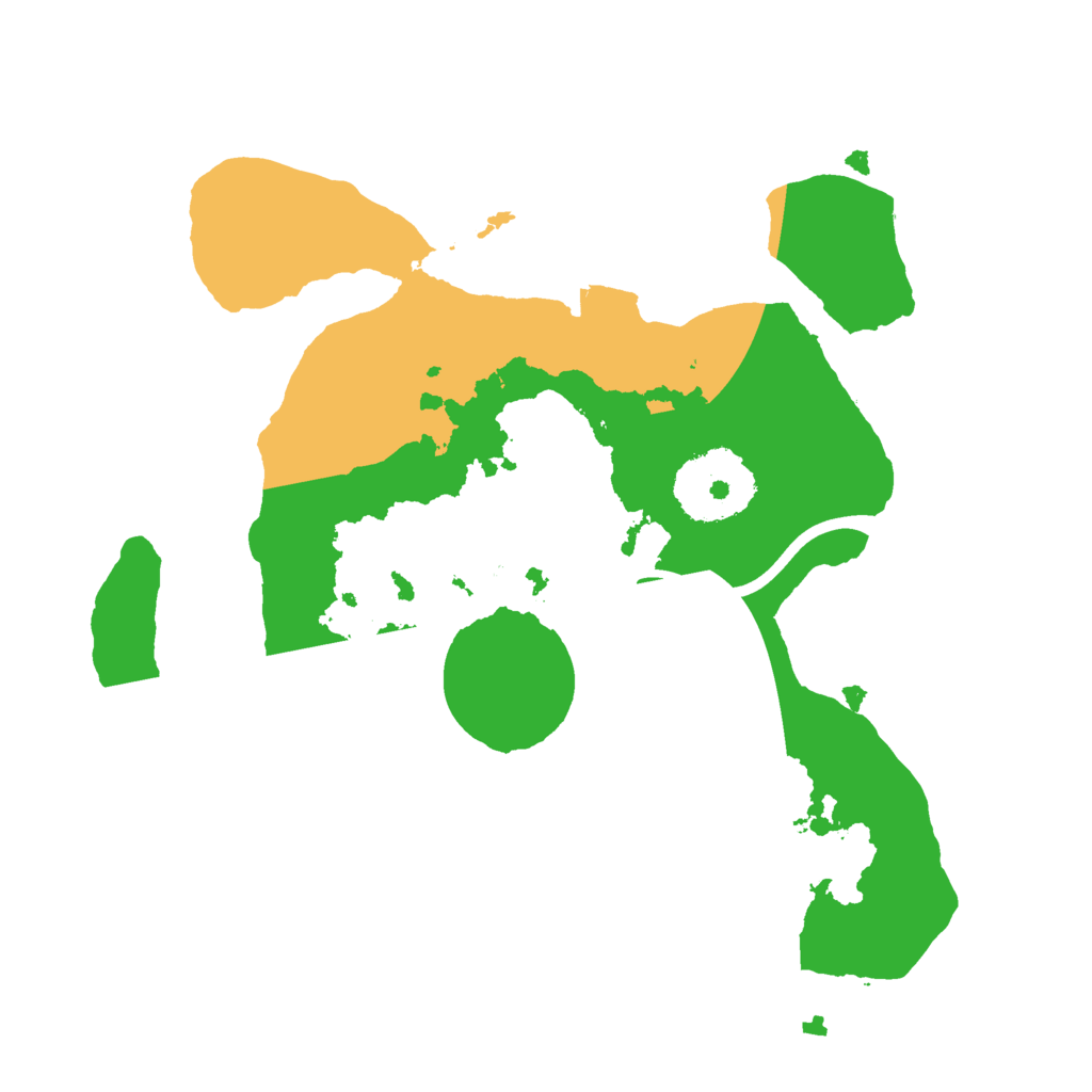 Biome Rust Map: Procedural Map, Size: 2200, Seed: 54891171