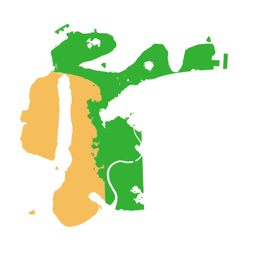 Biome Rust Map: Procedural Map, Size: 2500, Seed: 11715489