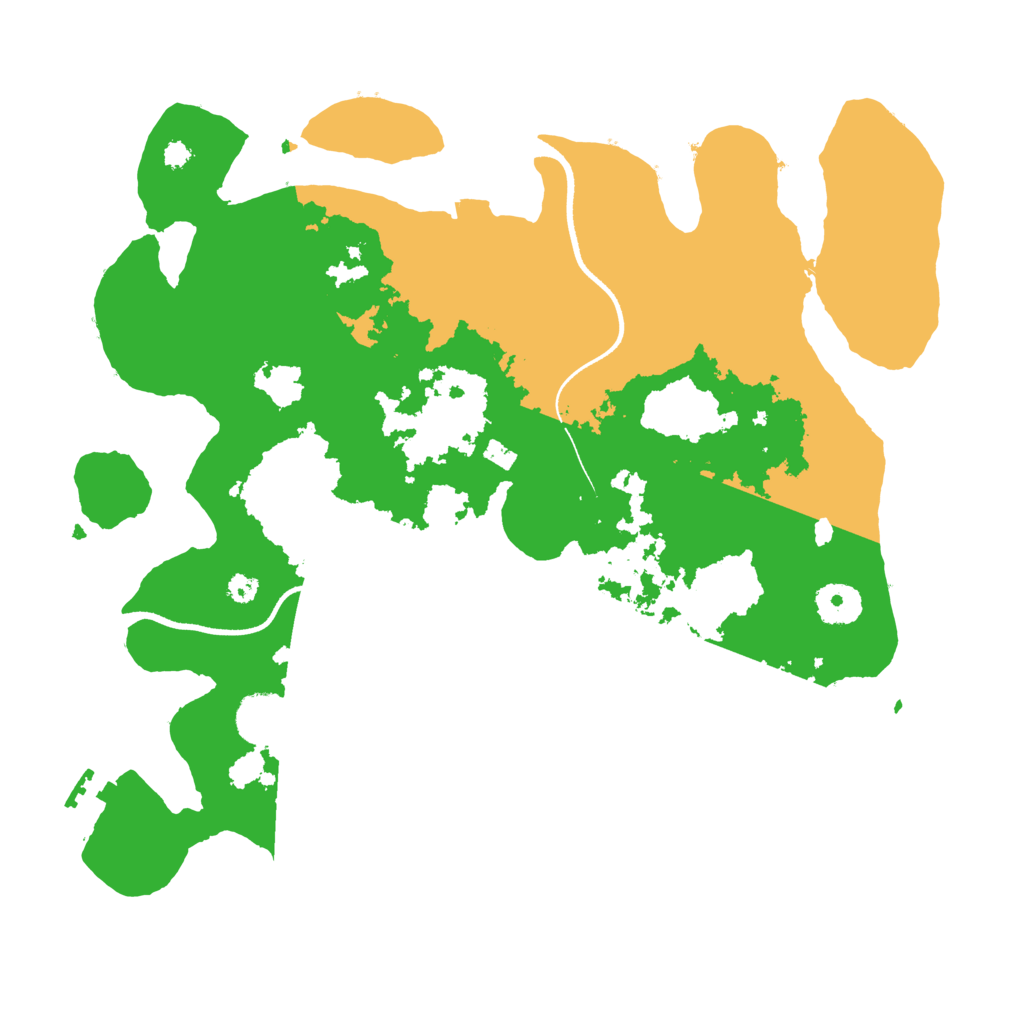 Biome Rust Map: Procedural Map, Size: 3500, Seed: 1095309005