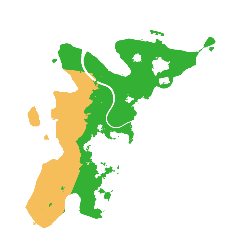 Biome Rust Map: Procedural Map, Size: 2650, Seed: 246814