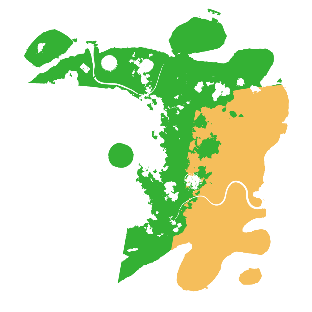 Biome Rust Map: Procedural Map, Size: 3500, Seed: 1789