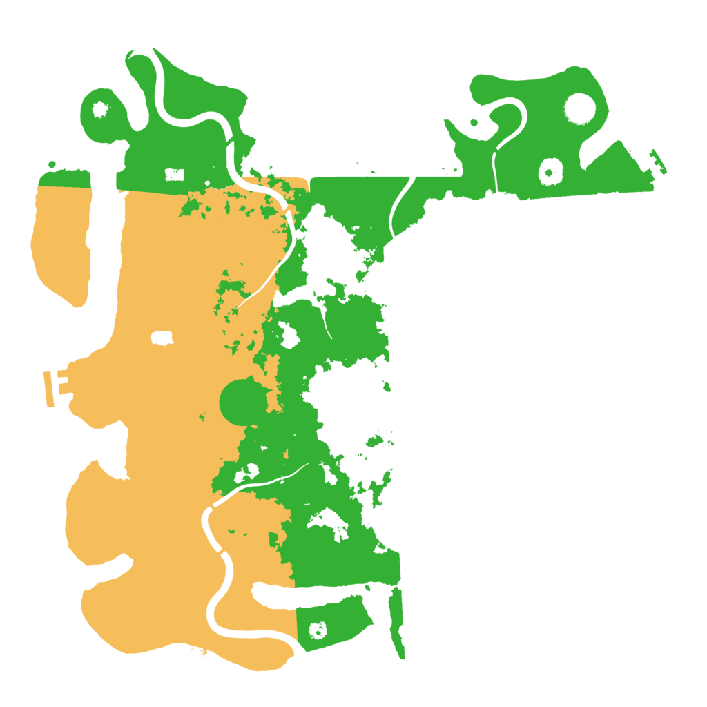 Biome Rust Map: Procedural Map, Size: 4000, Seed: 1183432808