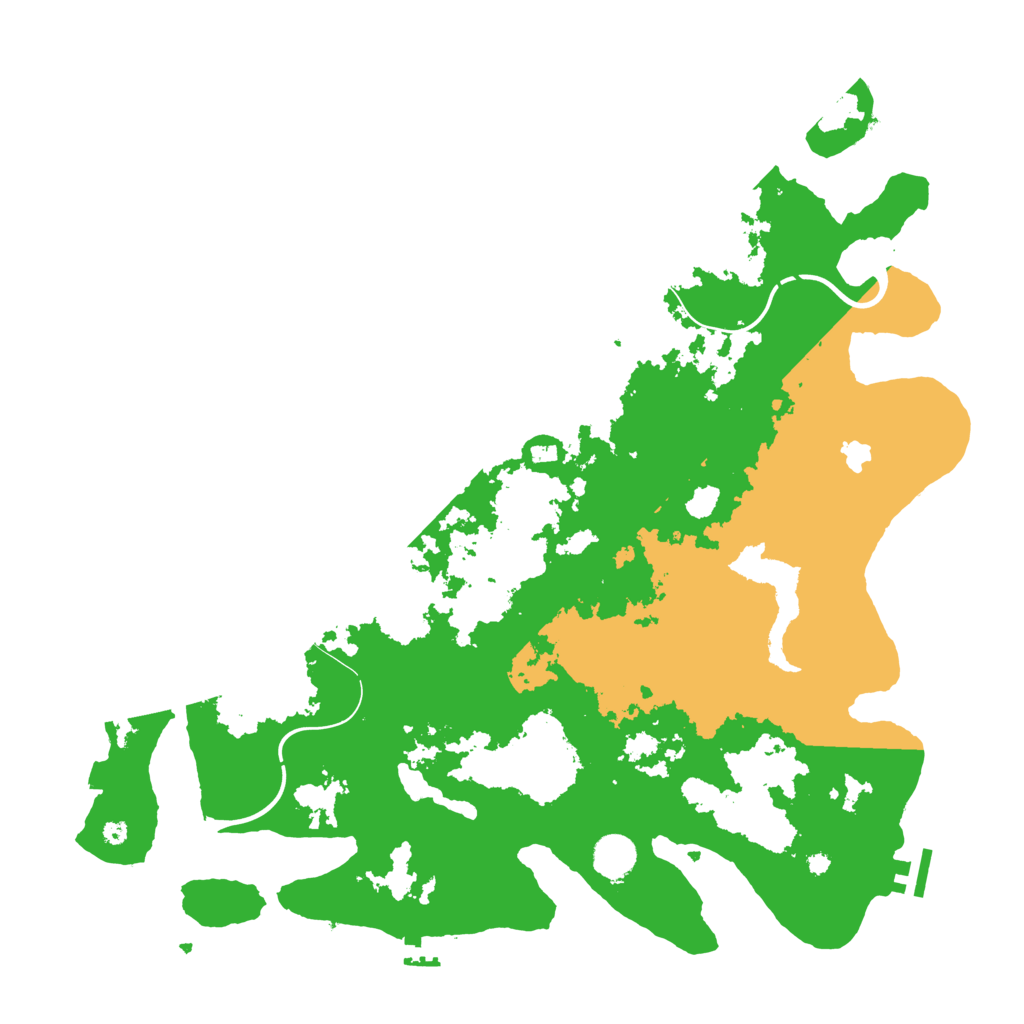 Biome Rust Map: Procedural Map, Size: 4250, Seed: 946590386