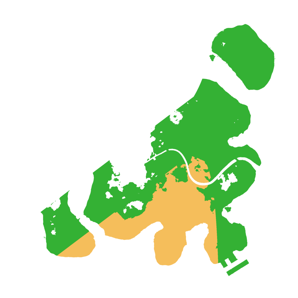 Biome Rust Map: Procedural Map, Size: 2500, Seed: 1173514195