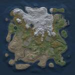 Thumbnail Rust Map: Procedural Map, Size: 3500, Seed: 454424182, 14 Monuments