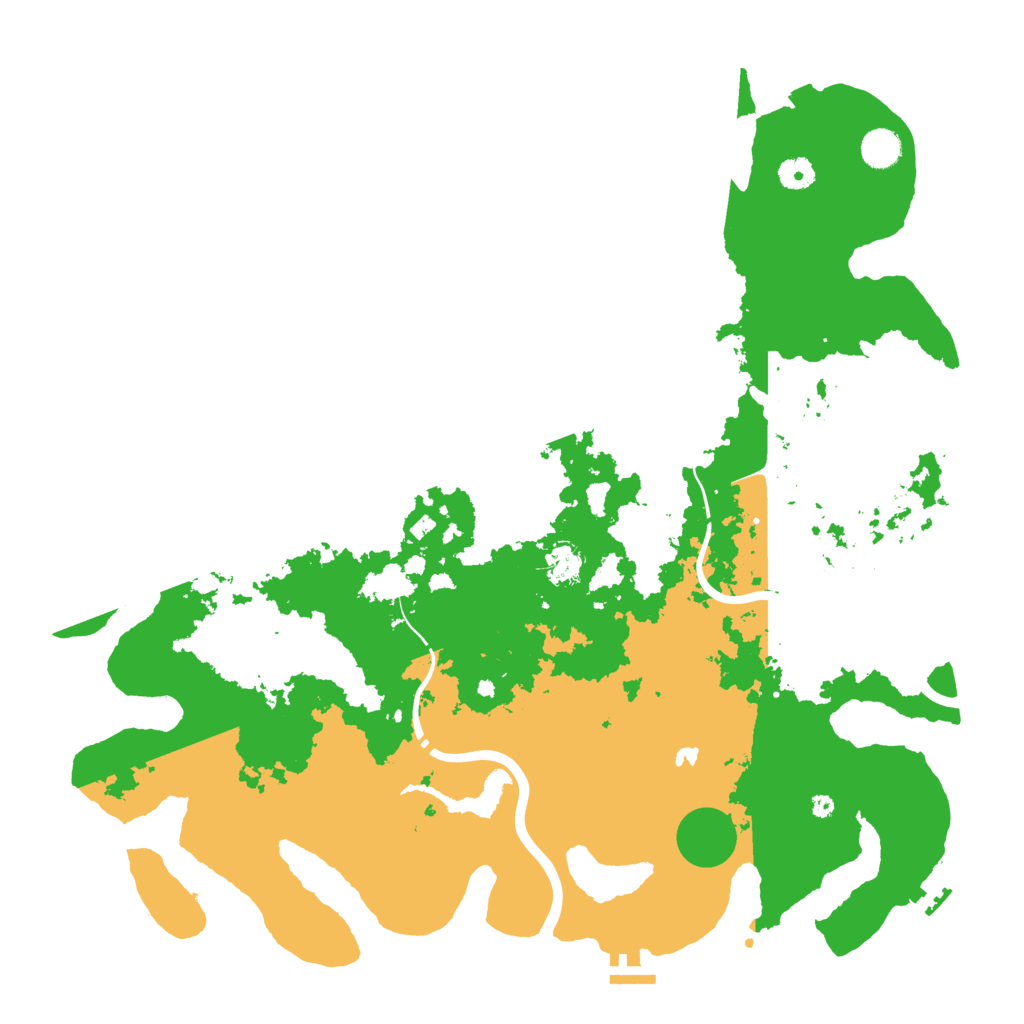 Biome Rust Map: Procedural Map, Size: 4500, Seed: 1841542854