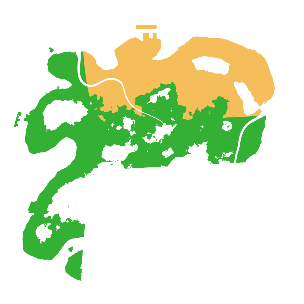 Biome Rust Map: Procedural Map, Size: 3000, Seed: 262456