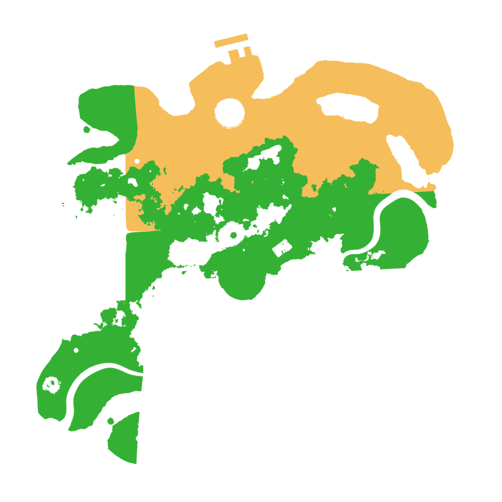 Biome Rust Map: Procedural Map, Size: 3000, Seed: 262456