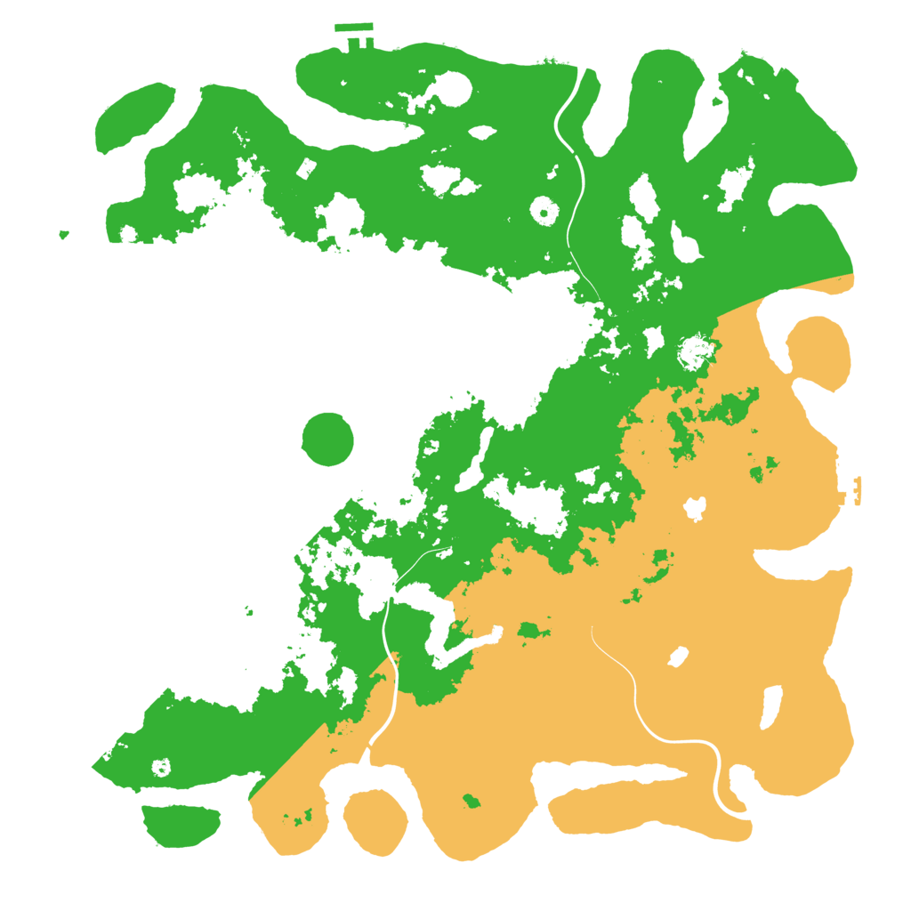 Biome Rust Map: Procedural Map, Size: 4800, Seed: 1909157236