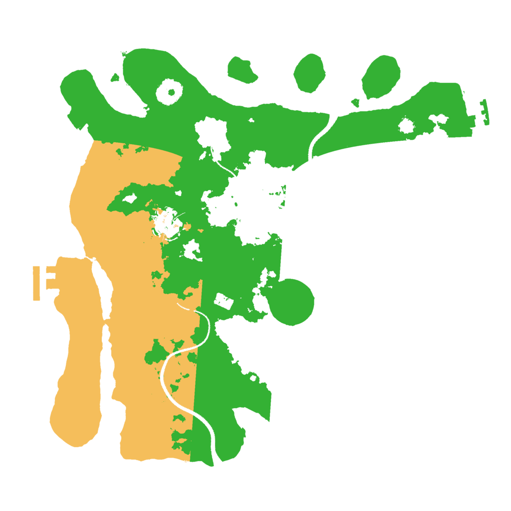 Biome Rust Map: Procedural Map, Size: 3000, Seed: 28955