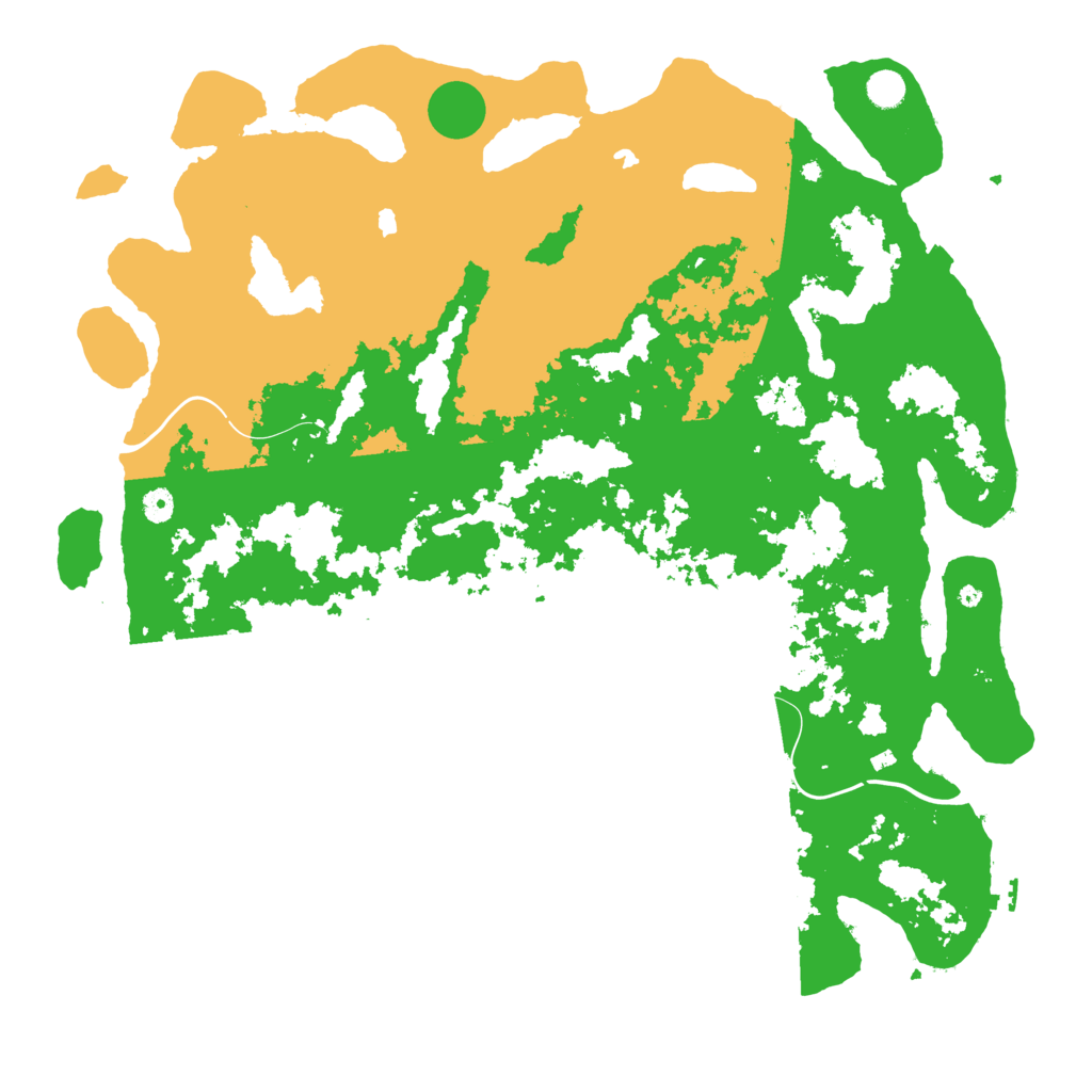 Biome Rust Map: Procedural Map, Size: 5000, Seed: 12121212