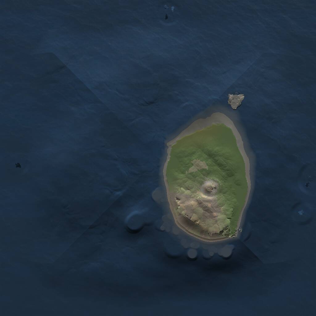 Rust Map: Procedural Map, Size: 1000, Seed: 91893664, 1 Monuments