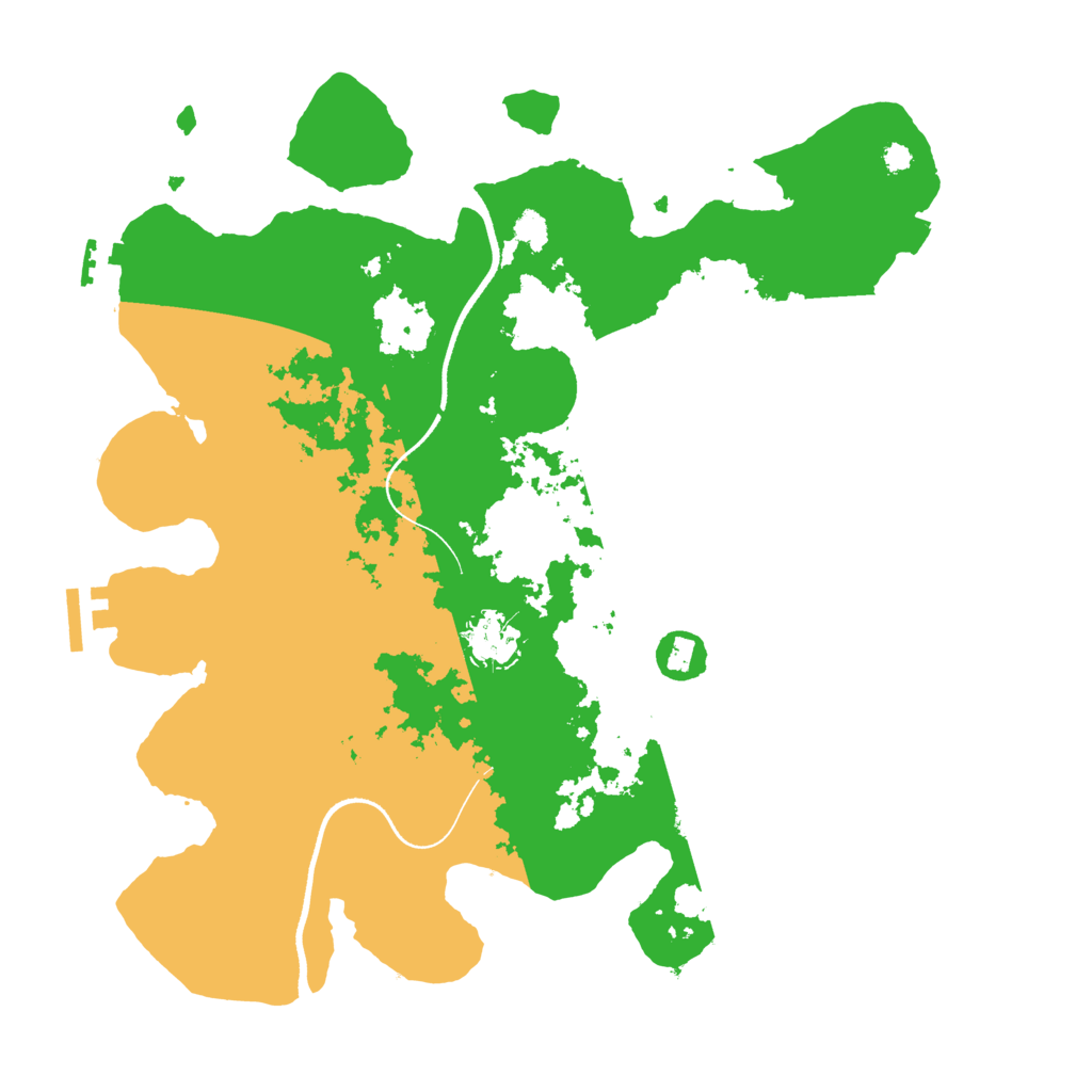 Biome Rust Map: Procedural Map, Size: 3500, Seed: 714684955