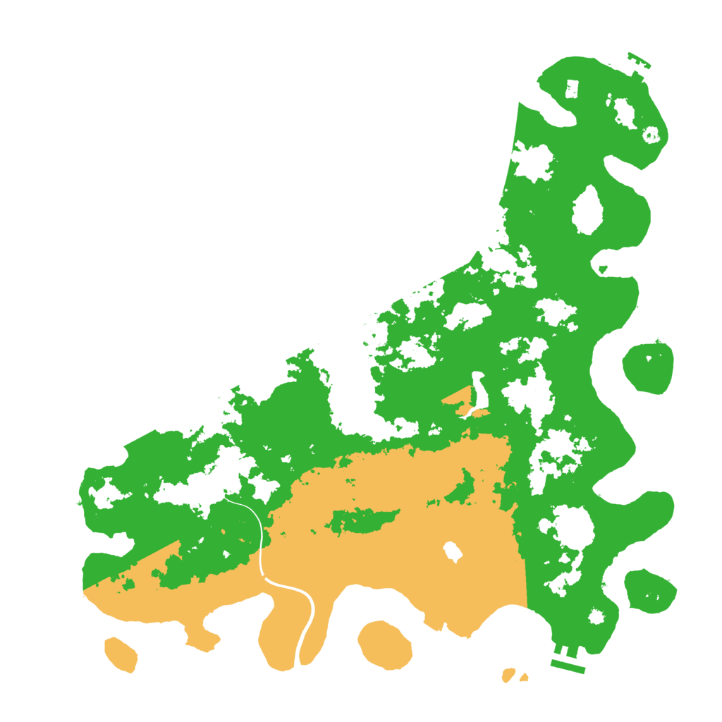 Biome Rust Map: Procedural Map, Size: 4200, Seed: 1912396523