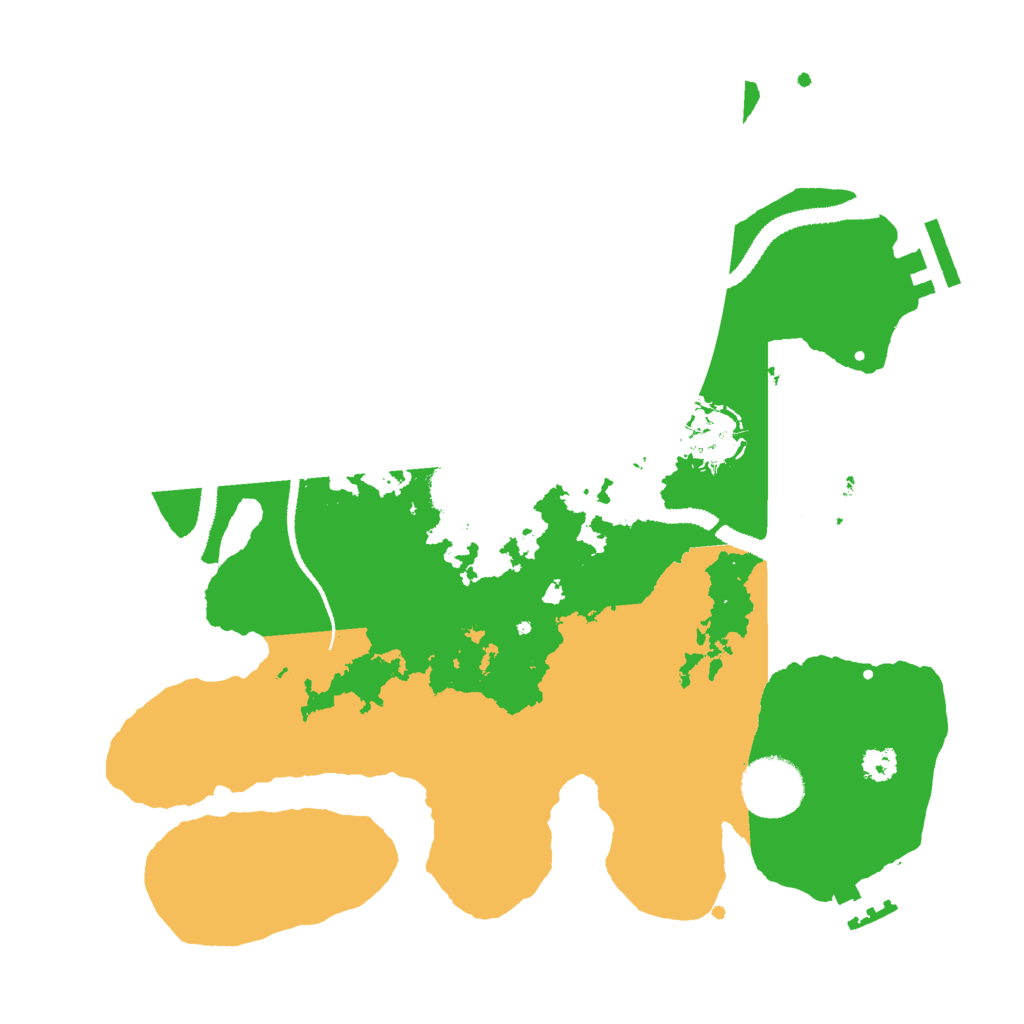 Biome Rust Map: Procedural Map, Size: 3000, Seed: 21074