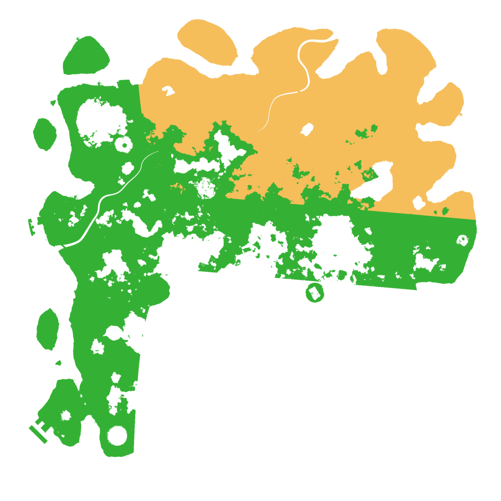 Biome Rust Map: Procedural Map, Size: 4500, Seed: 244986820
