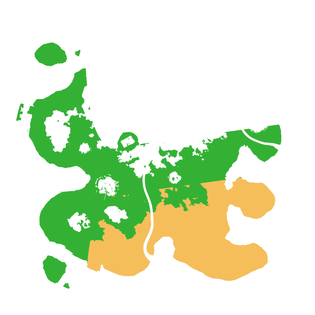 Biome Rust Map: Procedural Map, Size: 2700, Seed: 58