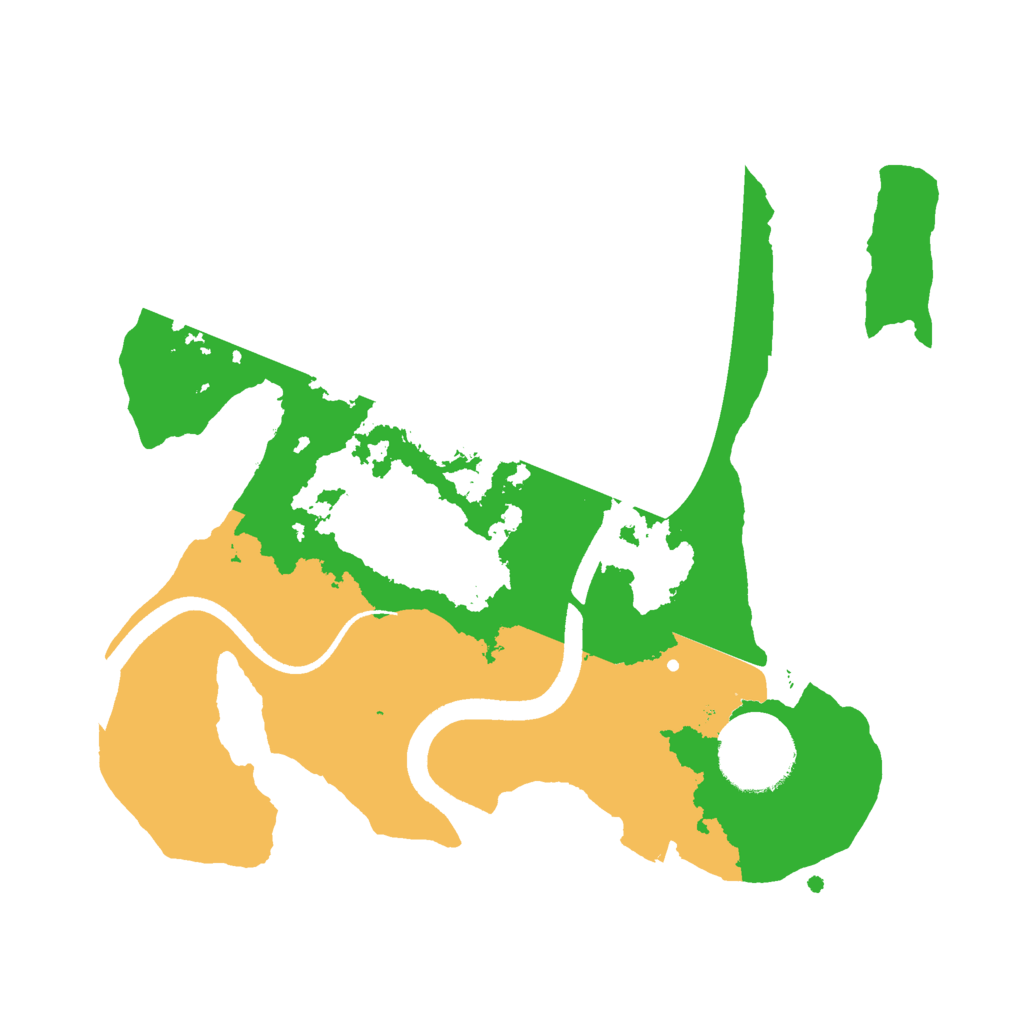 Biome Rust Map: Procedural Map, Size: 2500, Seed: 12512354