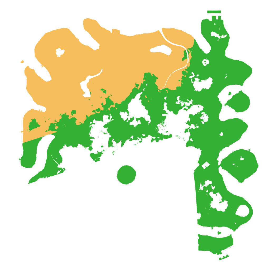 Biome Rust Map: Procedural Map, Size: 4000, Seed: 1325
